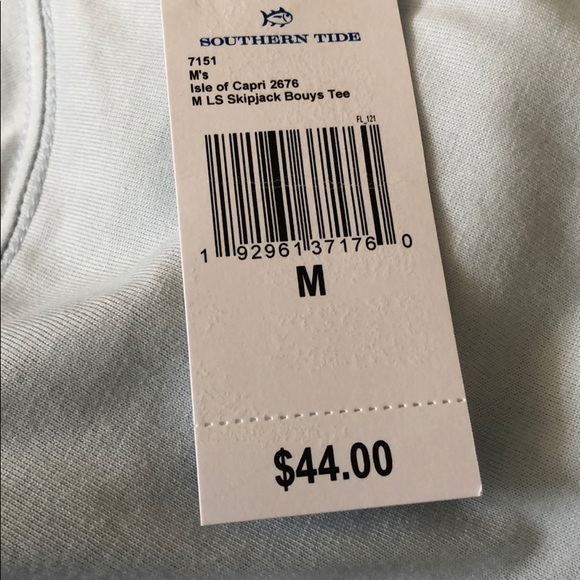 SOUTHERN TIDE T-Shirt Long Sleeve NWT sz … - Picture 6 of 6